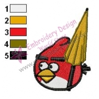 Angry Birds Summer Embroidery Design 002